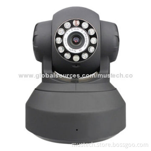 Indoor PT IP Network Camera, Built-in Mic and SpeakerNew